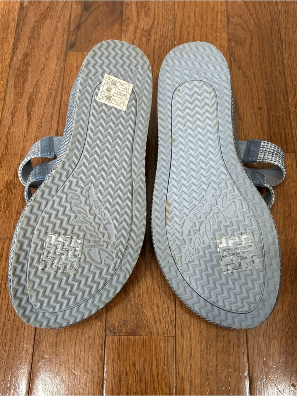 Skechers Martha Stewart Beverlee Wedges Sandals Arch Fit Women’s Size 6 Blue - Picture 10 of 10